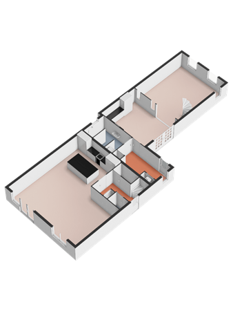 Floorplan - Dorpsstraat 54, 3751 ES Bunschoten-Spakenburg